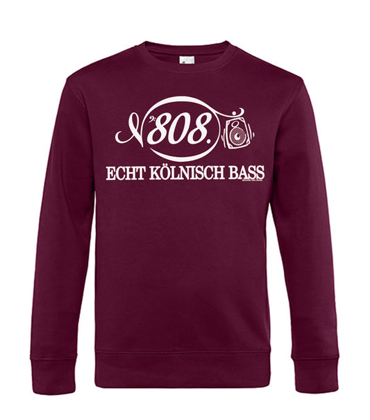 808 Sweatshirt Bordeaux (Modern Print)