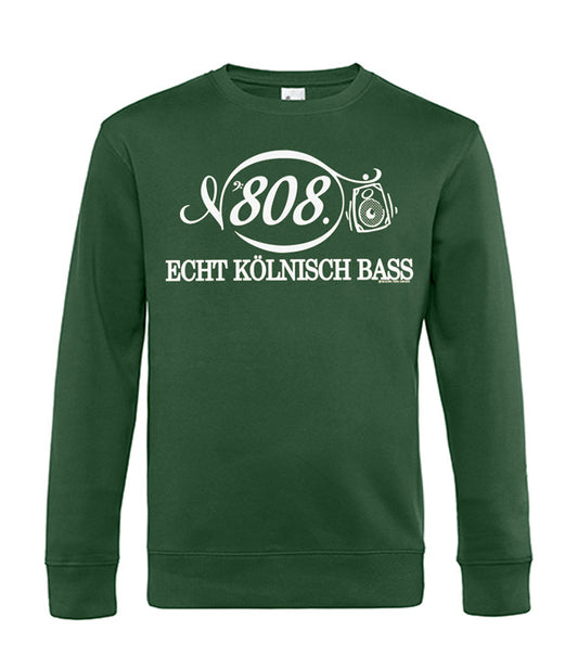 808 Sweatshirt Dunkelgrün (Modern Print)